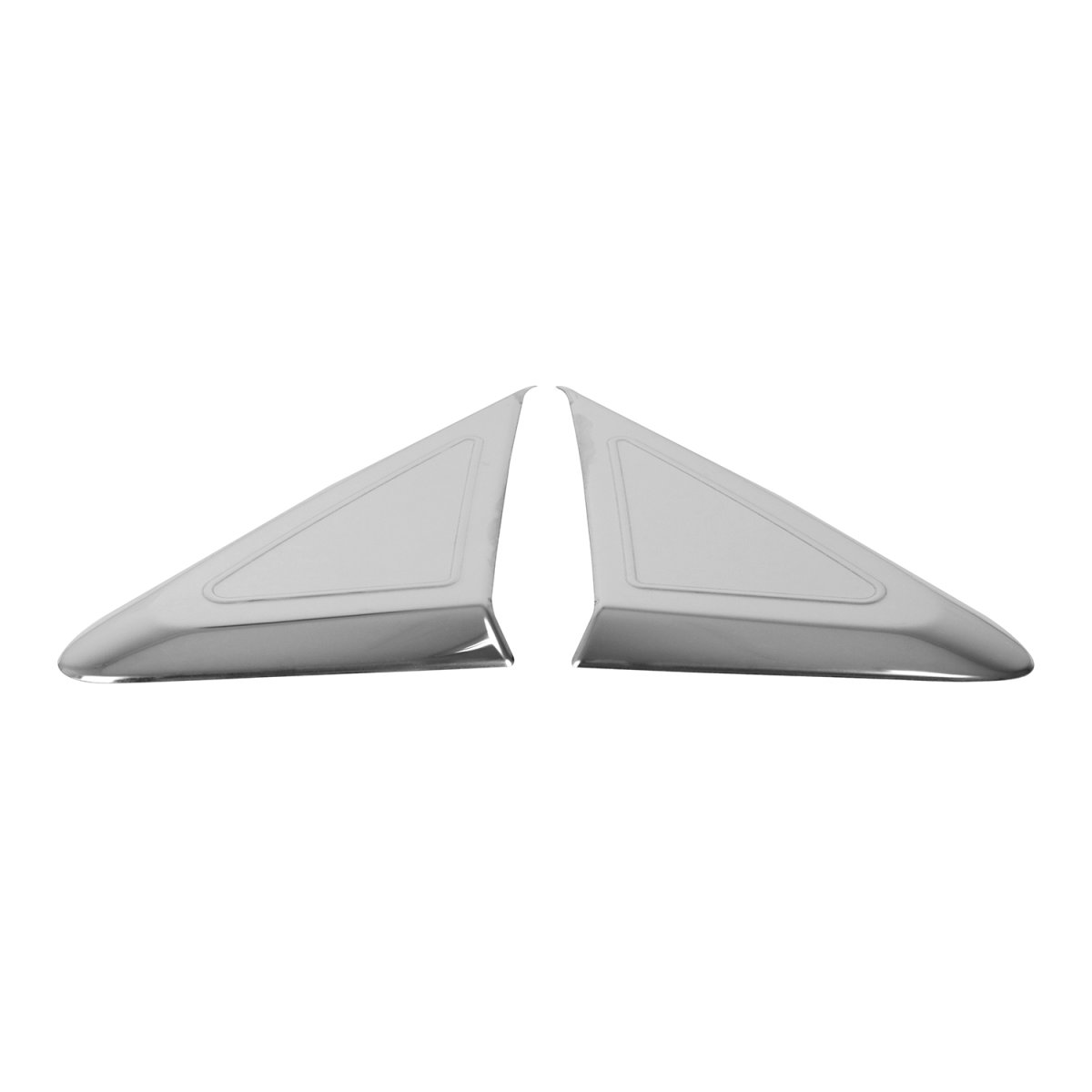 Mercedes Sprinter Window Quarter Trim - Omac - S.Steel - Gloss Silver - 2019-2025 Mercedes Sprinter Window Quarter Trim - Omac - S.Steel - Gloss Silver - 2019-2025